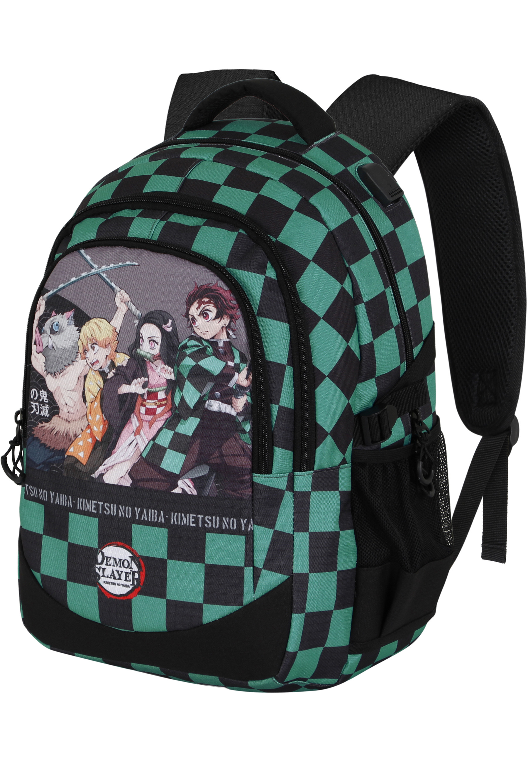 Demon Slayer Akushon-Plus Running Backpack, Multi-Colour, 34 x 46 cm