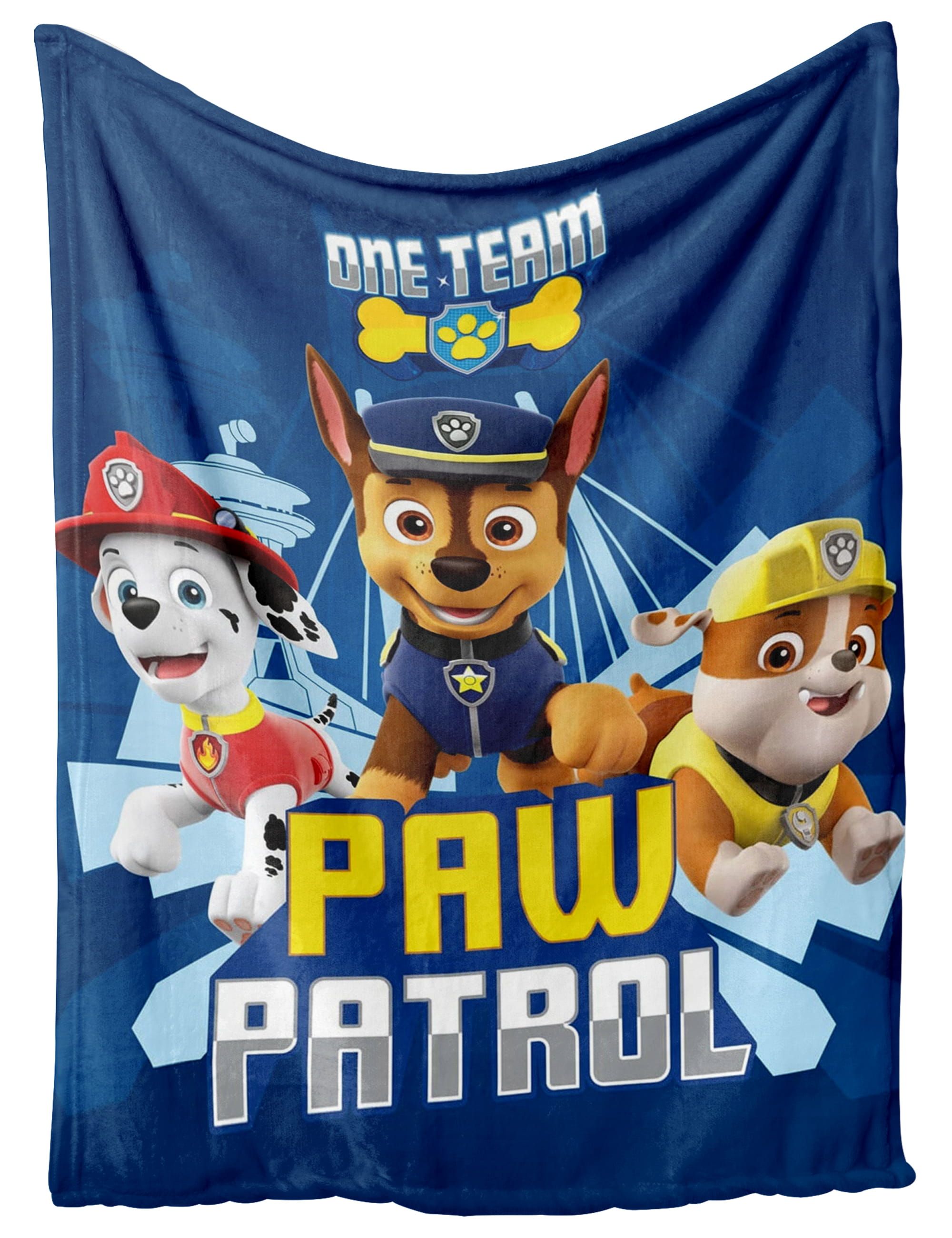 E Plus M Decke Paw Patrol Fleece 100x140 cm blau
