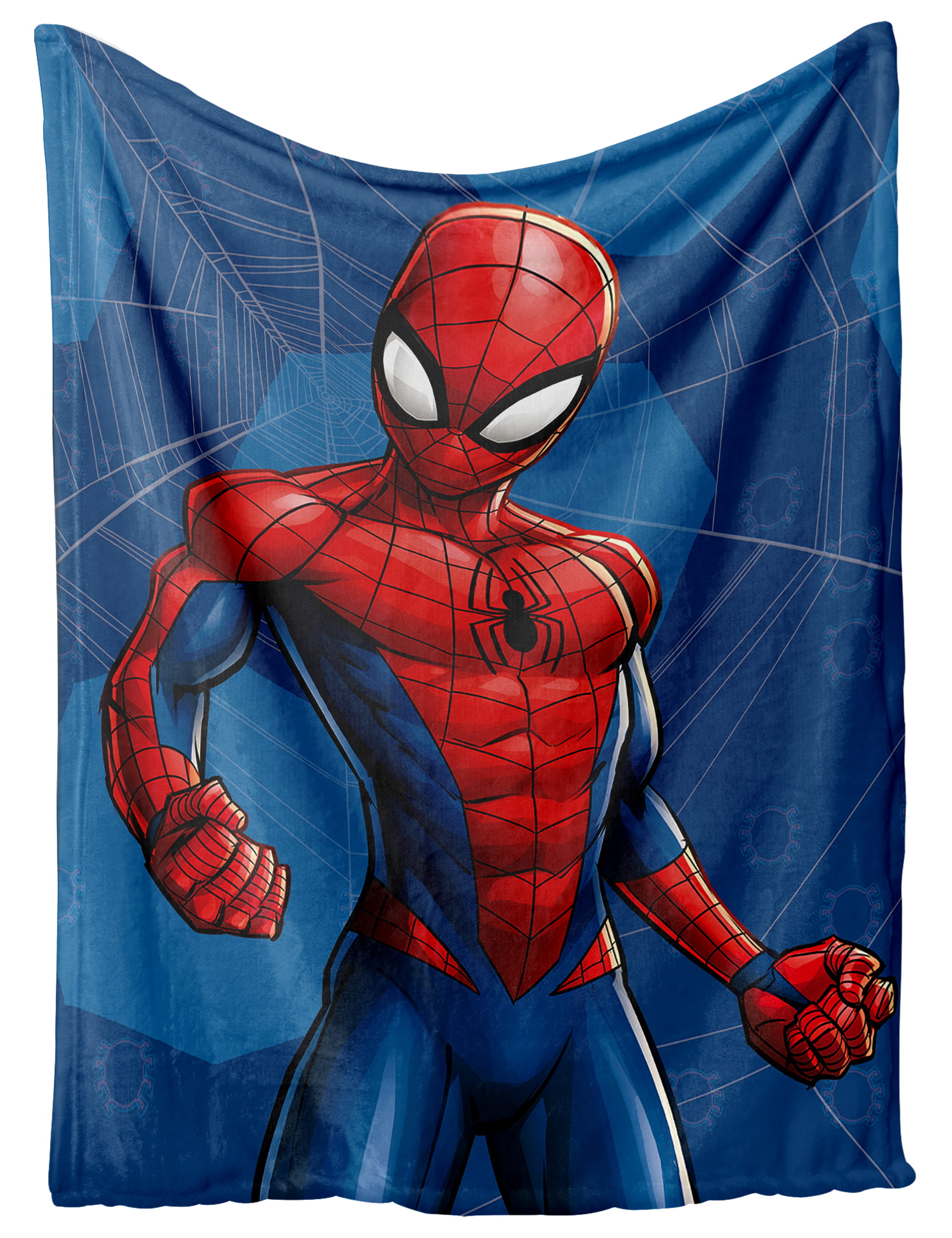 M Plus Decke Fleece cm blau Spiderman 100x140 E