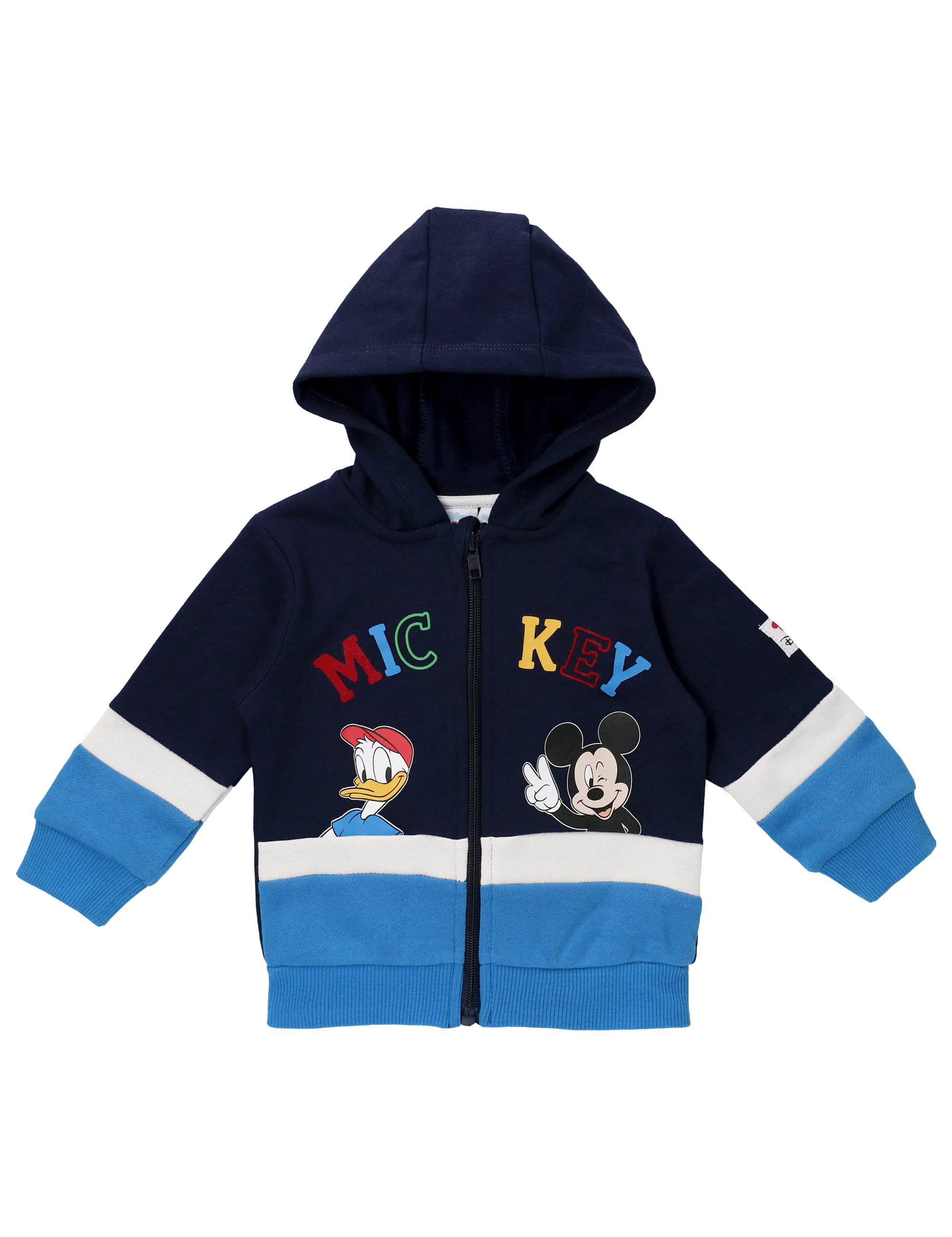 Disney Veste Mickey Mouse Capuche Bleu 12-18M (80-86 cm)
