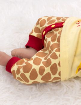 Baby Sweets 2 Teile Set Baby Giraffe gelb Newborn (56) - 10