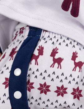 Baby Sweets 2 Teile Set Little Reindeer blau Newborn (56) - 8
