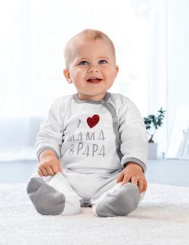 Baby Sweets 14 Teile Set I Love Mama Papa Weiss Baby Sweets De