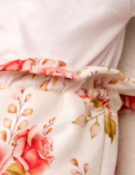 Baby Sweets 3 Teile Set Floral weiß 56 (Neugeborene) - 7