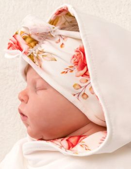 Baby Sweets 3 Teile Set Floral weiß 56 (Neugeborene) - 5
